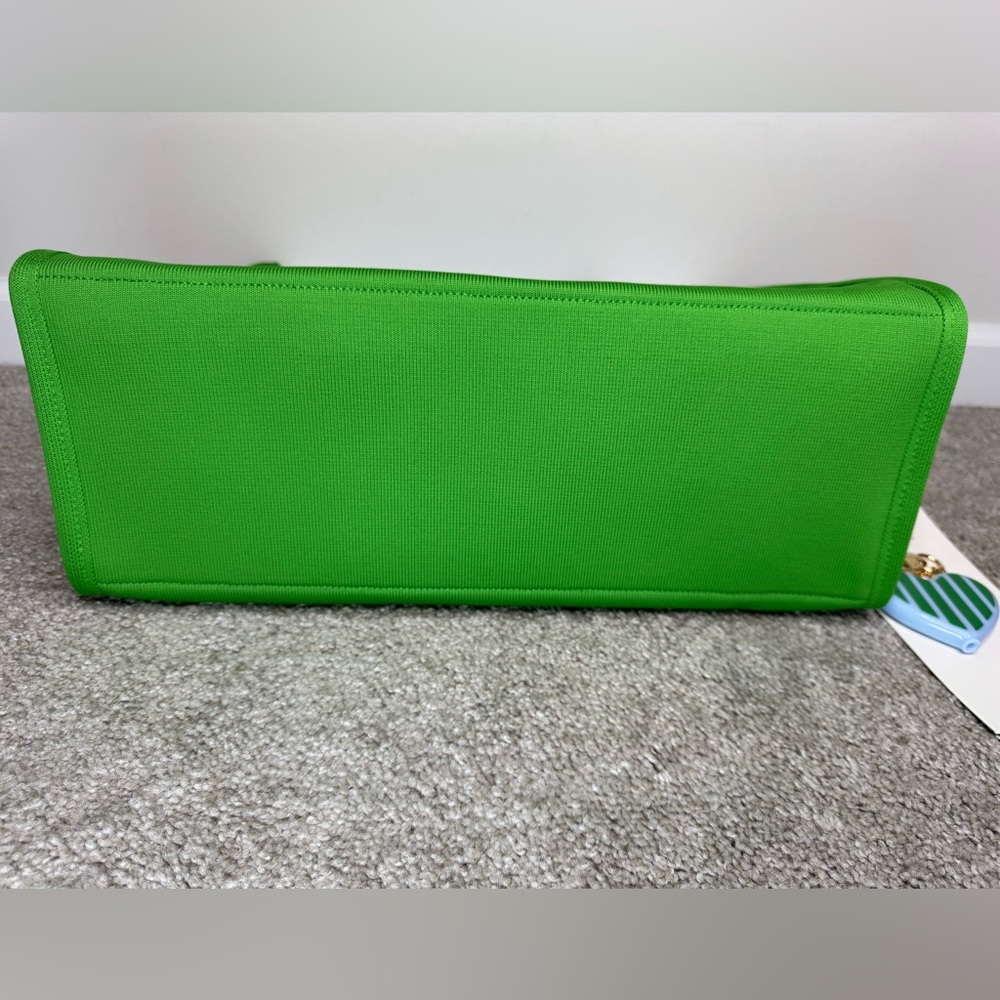 Kate Spade X Target Collaboration Colorblock Blue, Green Knit Tote w Coin Purse - Picture 8 of 8
